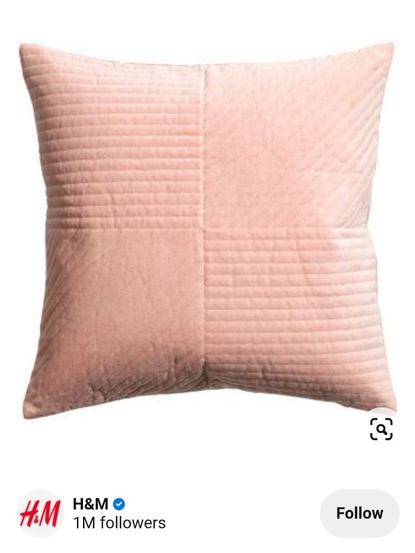H and m deals pillow cases