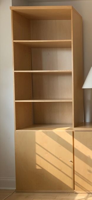 IKEA BONDE bookcase bookshelf brown 86