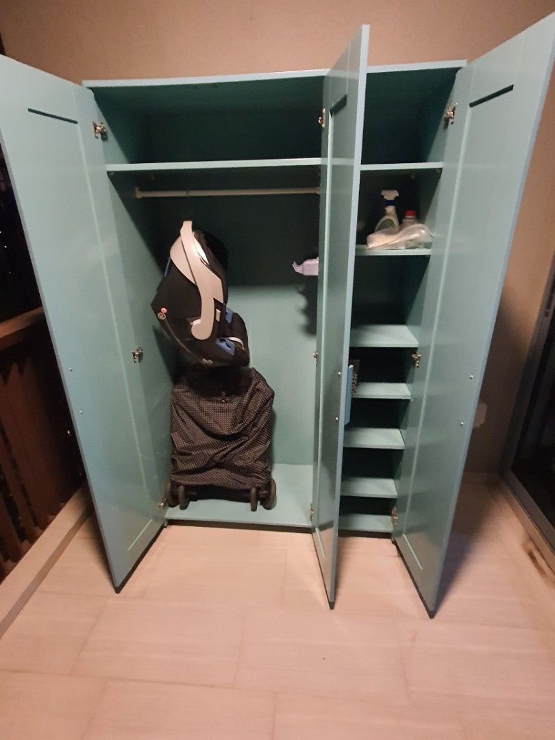 Ikea Brimnes 3 door wardrobe, Furniture & Home Living, Furniture