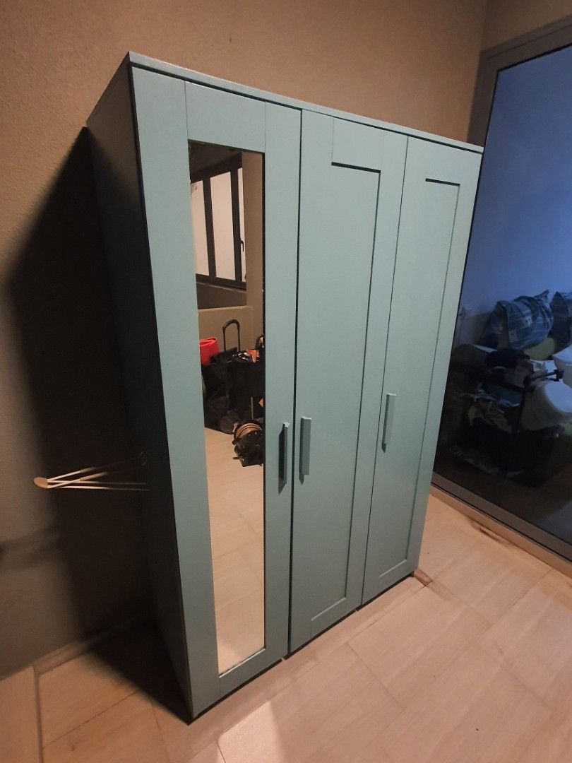 Ikea Brimnes 3 door wardrobe, Furniture & Home Living, Furniture