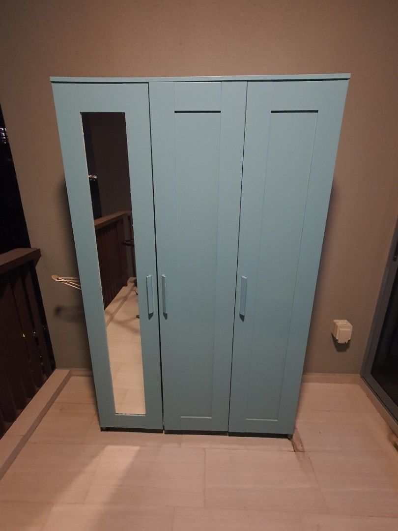 Ikea Brimnes 3 door wardrobe, Furniture & Home Living, Furniture