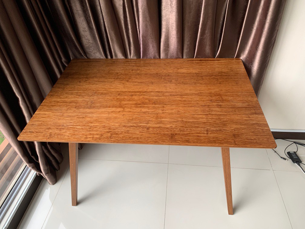 Ikea Fanom Bamboo Dining table, Furniture & Home Living, Furniture