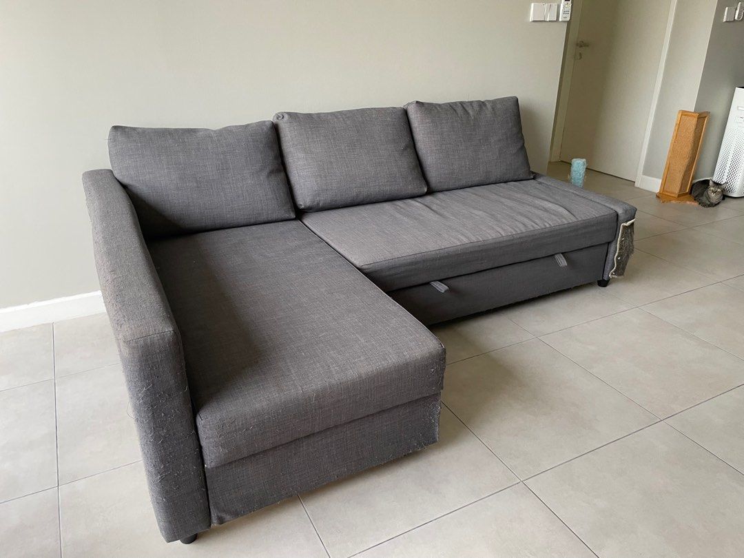 IKEA Friheten L Shape Sofa Bed, Furniture & Home Living, Furniture