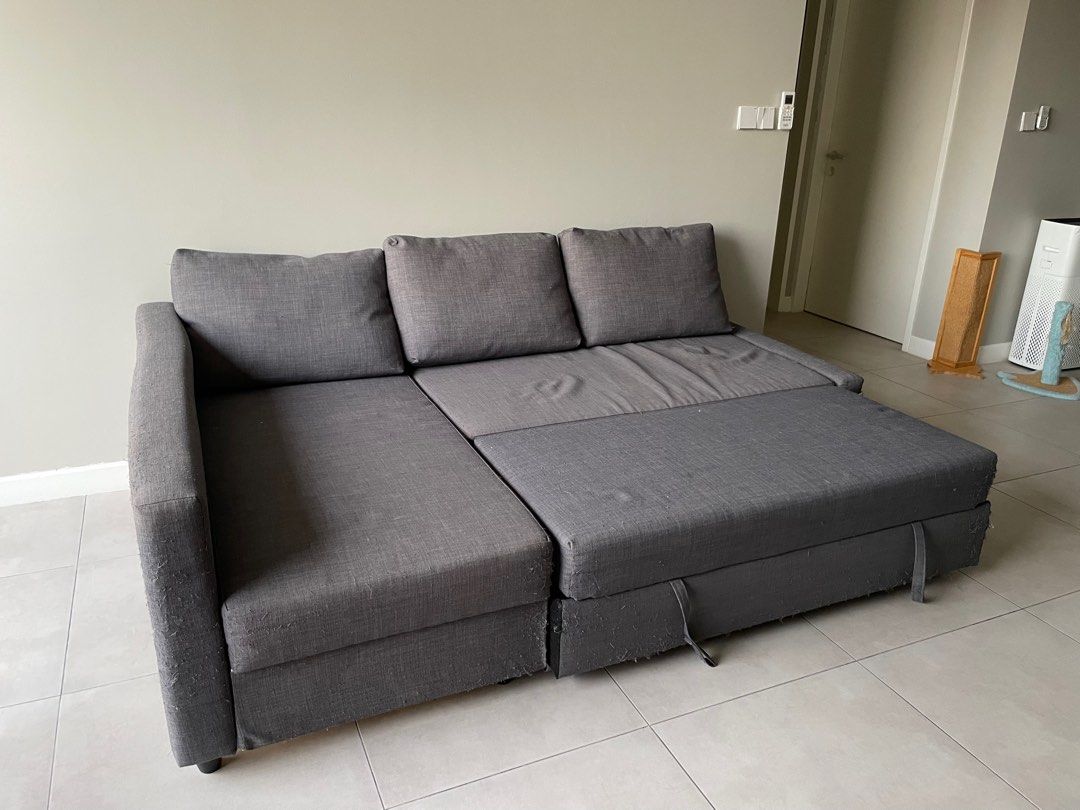 IKEA Friheten L Shape Sofa Bed, Furniture & Home Living, Furniture