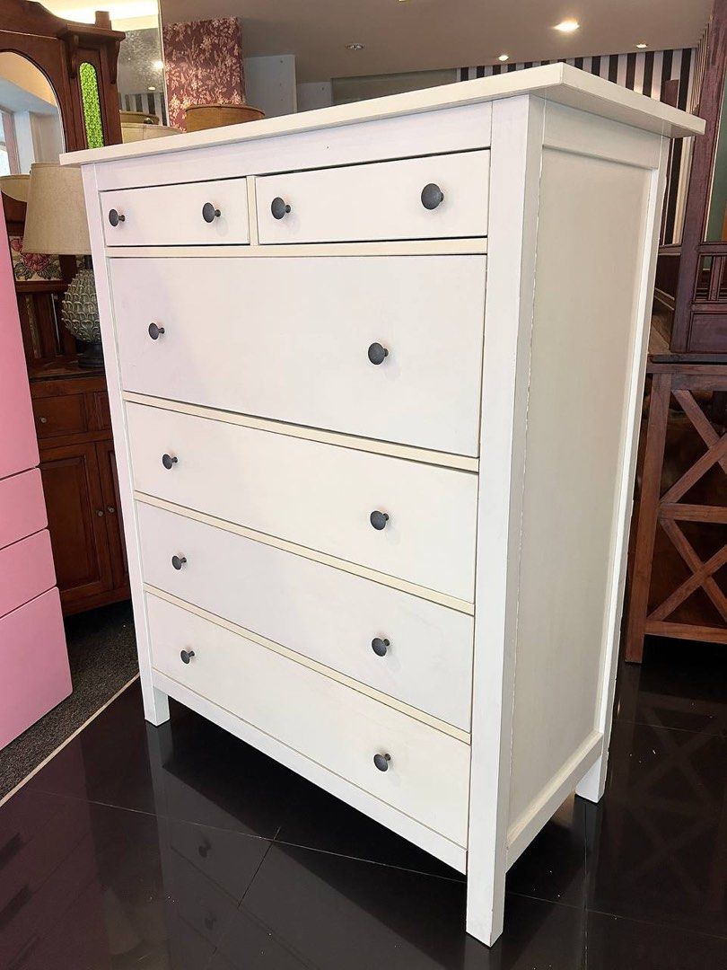 Ikea HEMNES chest of drawers (6 drawers), Furniture & Home Living