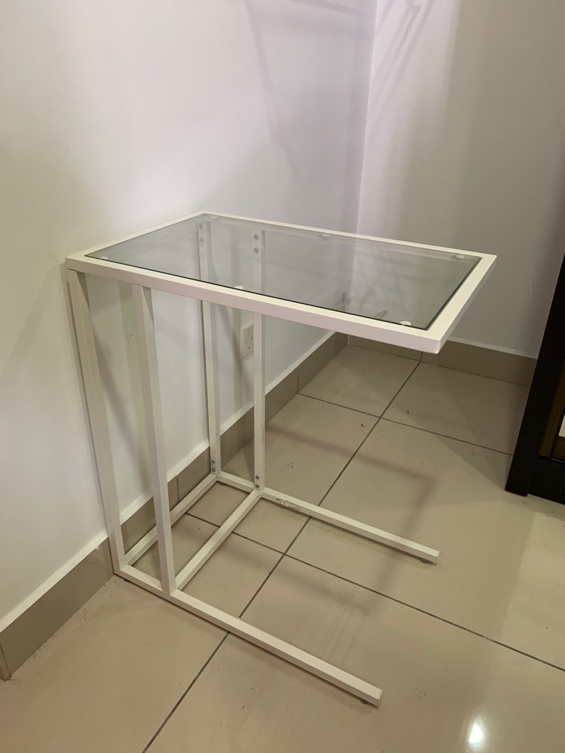 Ikea vittsjo Laptop stand side table, Furniture & Home Living