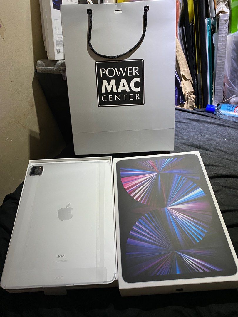 iPad Pro M1 11inch silver complete w warranty (Category: iPad) located in Quezon City. Submitted by jumanjie (Listing ID 1224583551, Image 3). Description: For sale only iPad Pro M1 128gb 11inches Silver W/ 6 months remaining warranty til October 2023 Smooth very presentable No hidden issues Comes with Original box same serial Manuals Original charger Case.