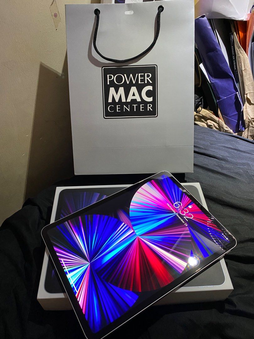 iPad Pro M1 11inch silver complete w warranty (Category: iPad) located in Quezon City. Submitted by jumanjie (Listing ID 1224583551, Image 2). Description: For sale only iPad Pro M1 128gb 11inches Silver W/ 6 months remaining warranty til October 2023 Smooth very presentable No hidden issues Comes with Original box same serial Manuals Original charger Case.