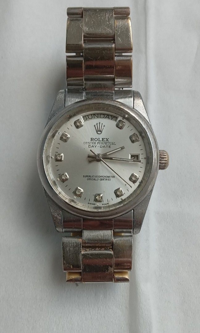 Jam tangan Rolex daydate Fesyen Pria Jam Tangan di Carousell