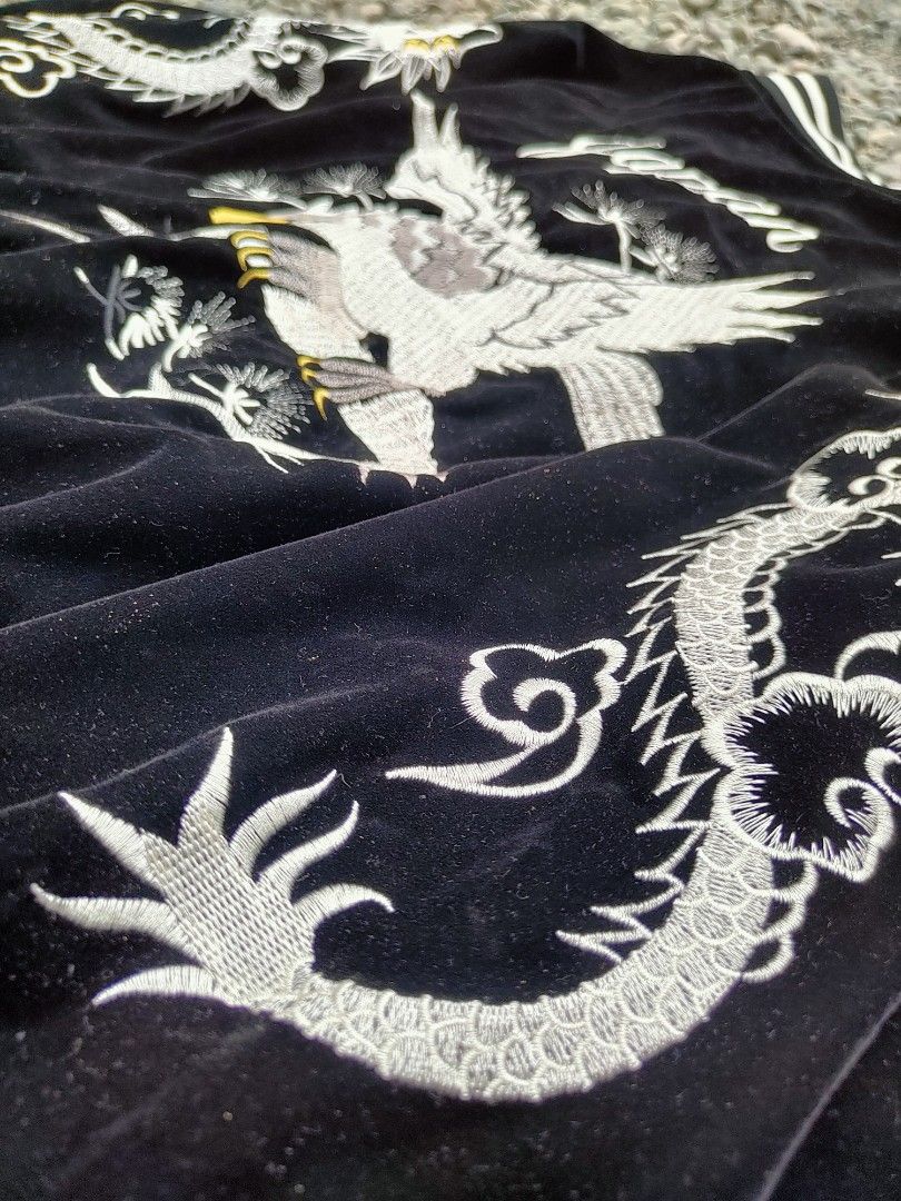 Japan Embroidery Varsity Jacket(Reversible), Luxury, Apparel on Carousell