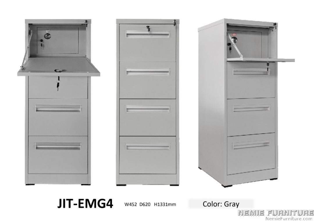 JIT EMG4 vertical filing with safe, Furniture & Home Living