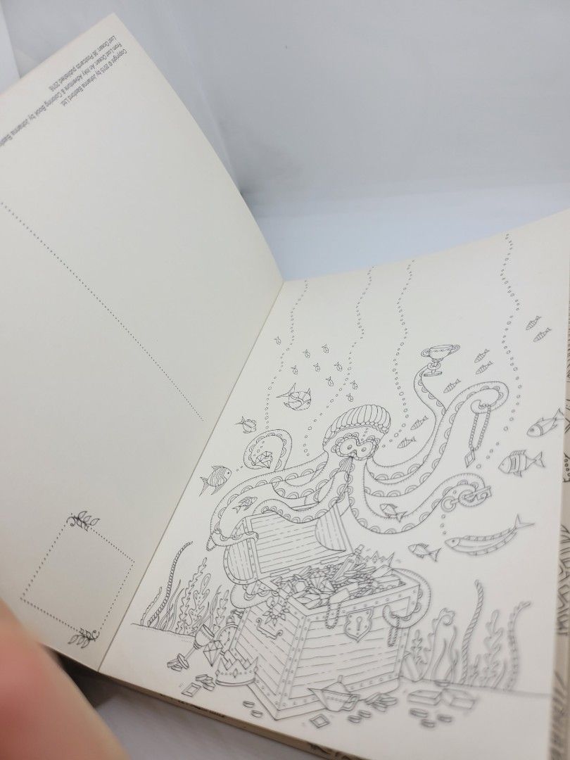 Lost Ocean: 36 Postcards to Color and Send [Book]