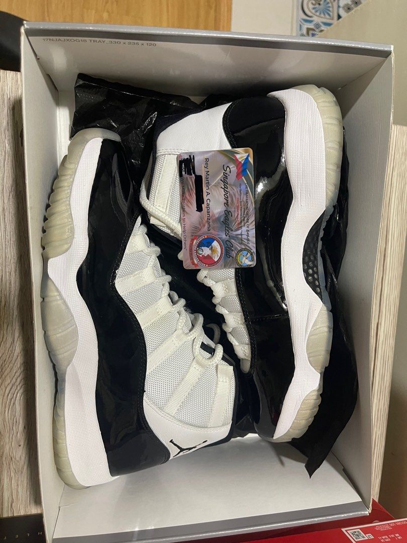 Jordan 11 High Concord Men s Fashion Footwear Sneakers on Carousell