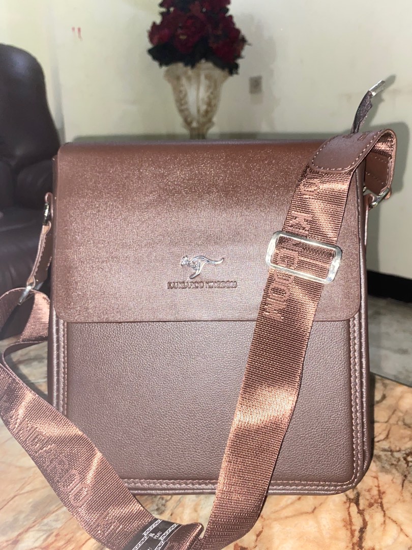 ORI kangaroo kingdom men sling bag Fesyen Pria Tas Dompet