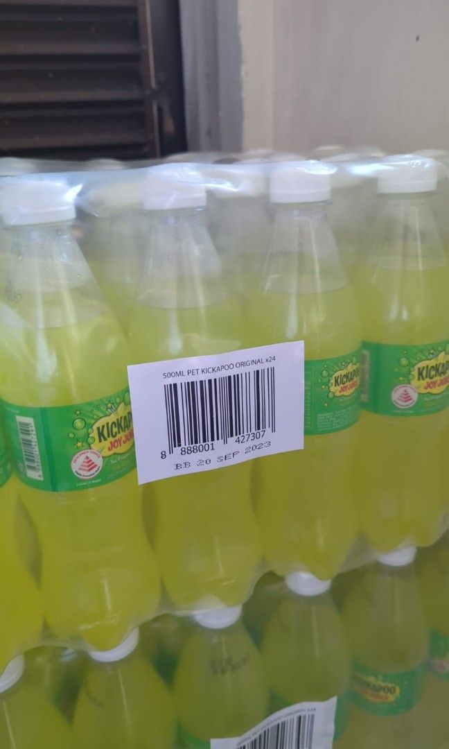 Kickapoo (Category: Other Food & Drinks) located in Singapore. Submitted by ei0chee (Listing ID 1224601031, Image 1). Description: selling at cost price. A carton has 24 bottles. Expires in September 2023.