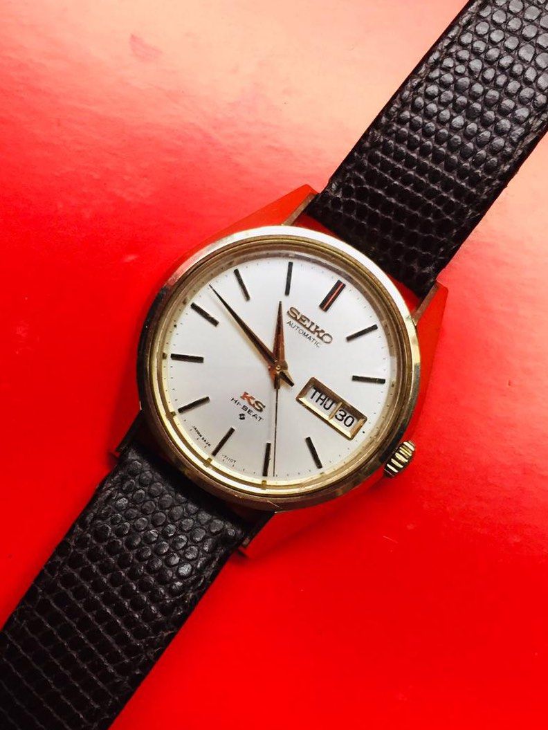 King Seiko Gold Capped Hi-Beat Daydate 5626-7111, Luxury, Watches on  Carousell