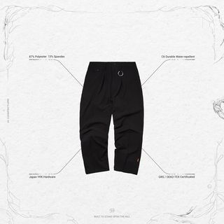 “KM-01” Regular-Fit Tailored Trousers - Black