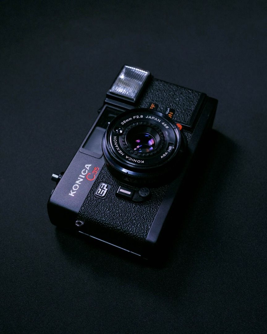 Konica C35 EF Rangefinder Point & Shoot Film Camera, Photography ...