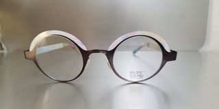 Koromati x Mina Hamada round eyeglasses frame