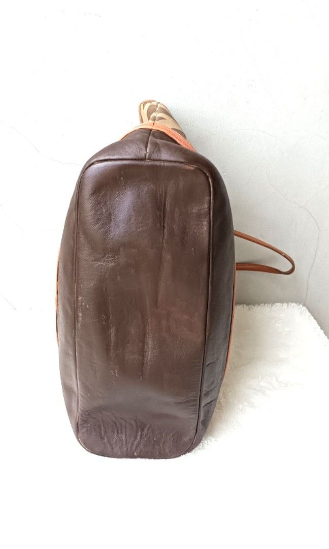leather Louis Quartoze Hobo Tote Bag Tas Bahu Besar