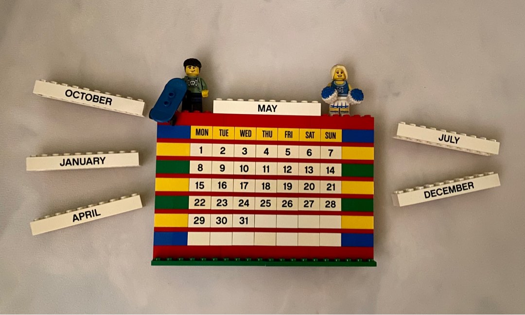Lego Brick Calendar, Hobbies & Toys, Toys & Games on Carousell