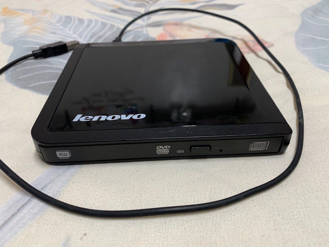 Lenovo Original CD/DVD Drive for Laptop or Desktop Portable External ...
