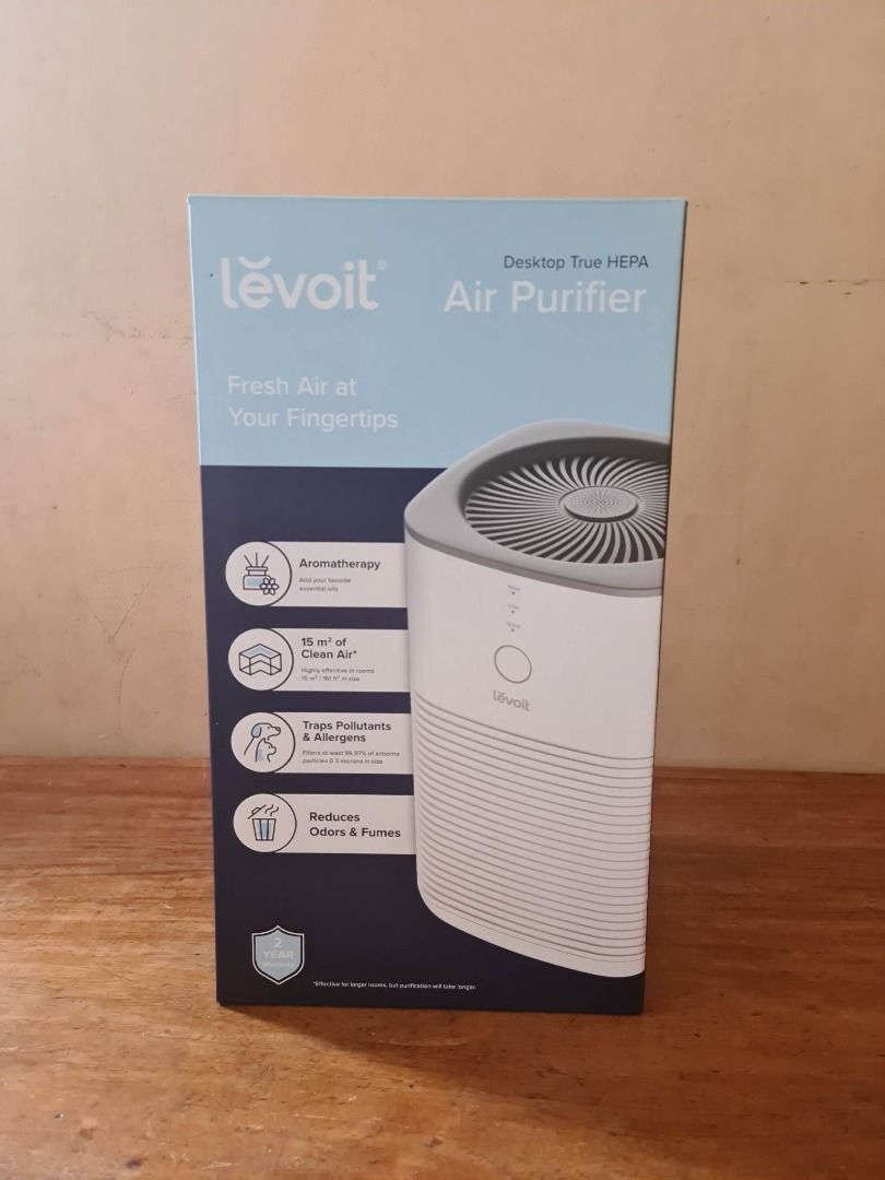 Levoit Air Purifier Desktop True HEPA, TV & Home Appliances, Air