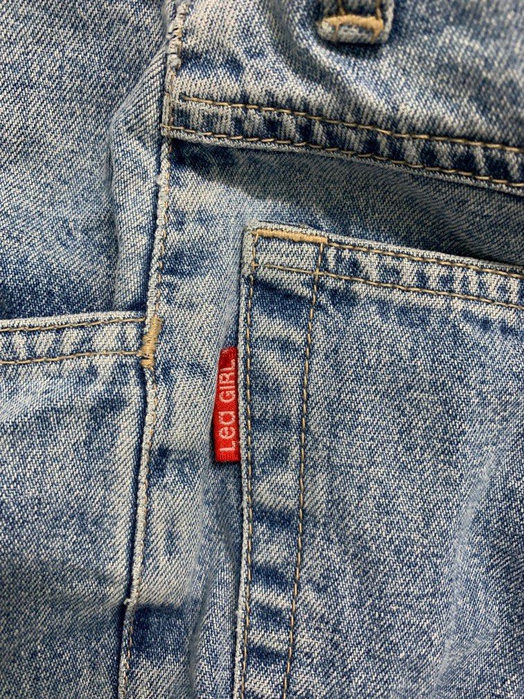 Light Blue Mom Jeans, Women's Fashion, Bottoms, Jeans & Leggings on