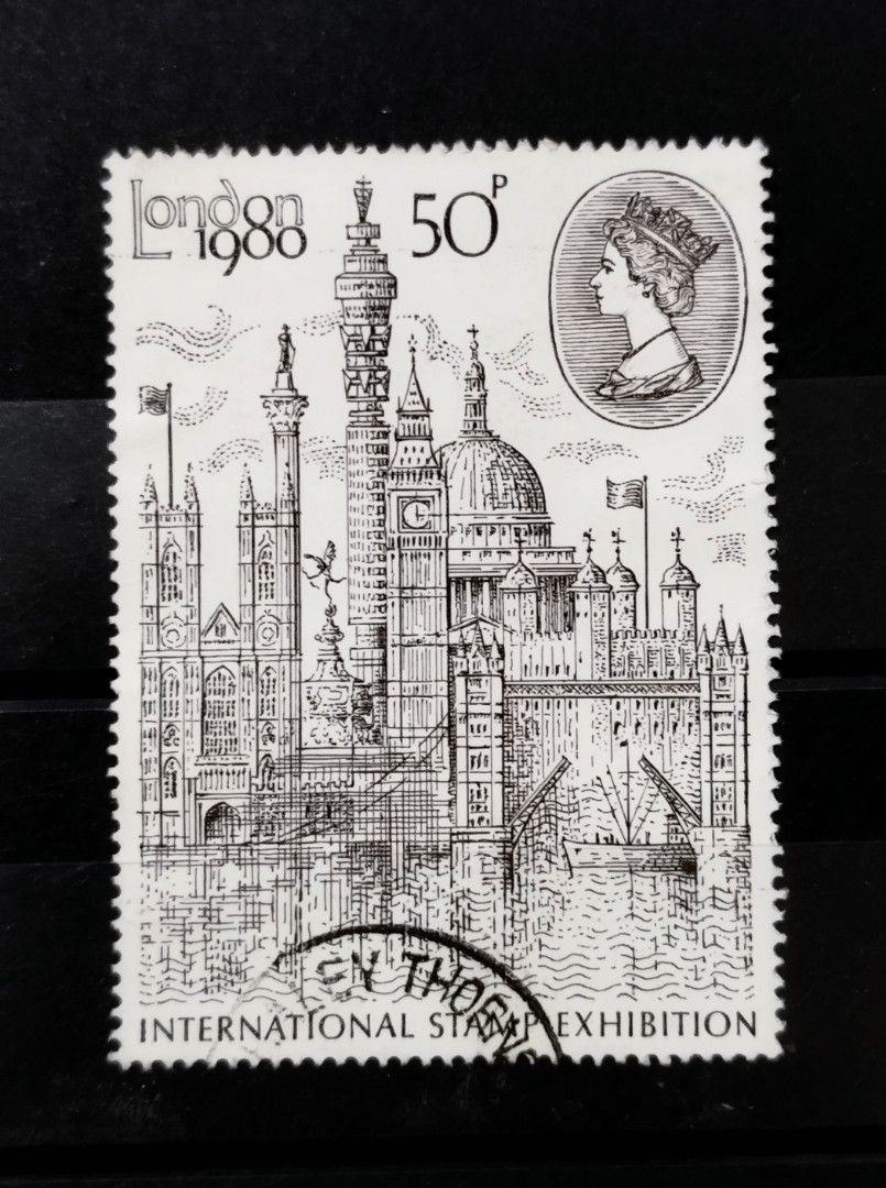London stamp exhibition 50p, Hobbies & Toys, Memorabilia & Collectibles