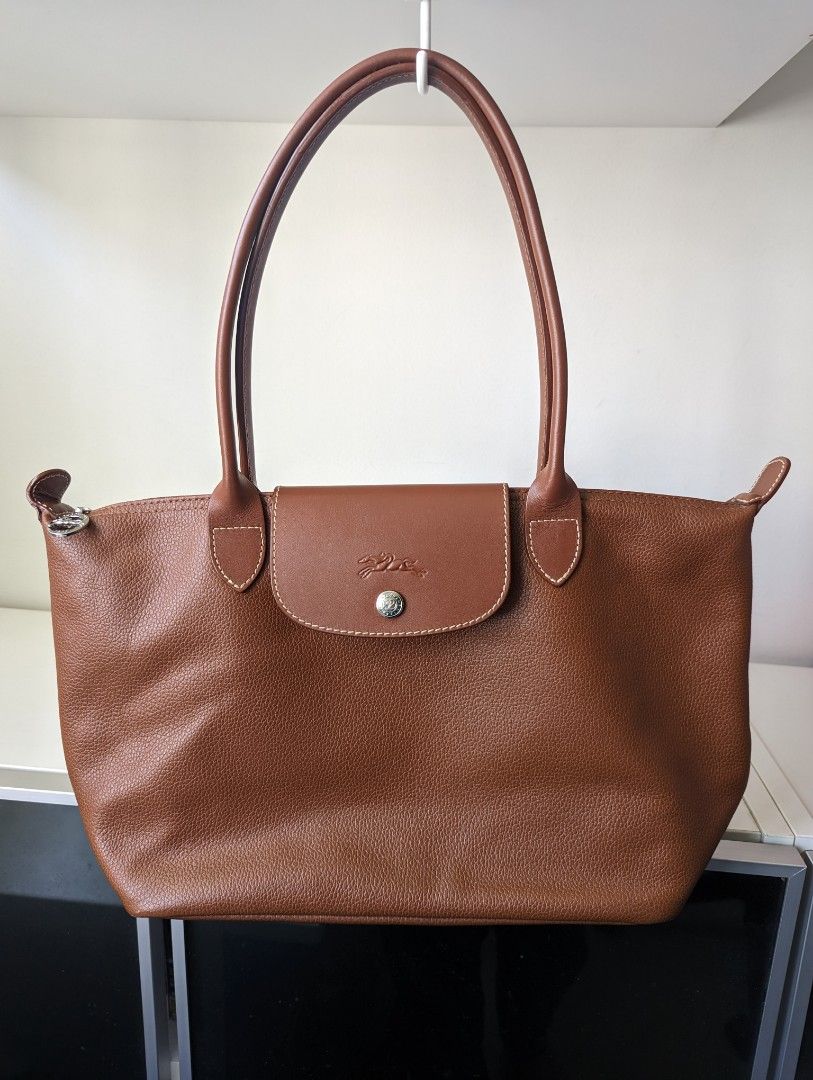 Longchamp le foulonne leather tote sales
