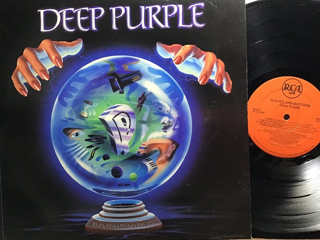 LP Deep Purple Slaves and Masters OOP USA VINYL RECORD Anubis Piring