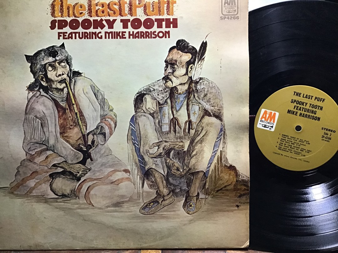 LP Spooky Tooth - The Last Puff OOP VINYL RECORD Anubis Piring Hitam ...