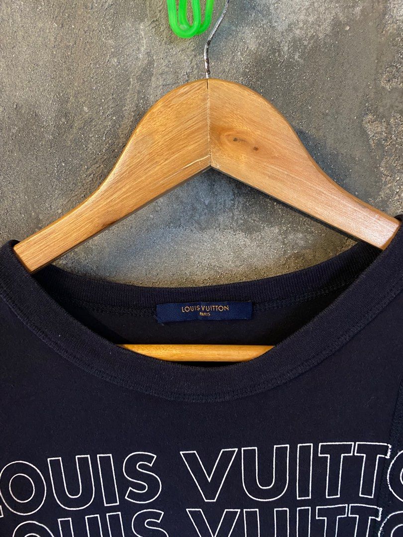 Louis Vuitton Navy Merci Have A Vuitton Day Oversized Shirt – Savonches