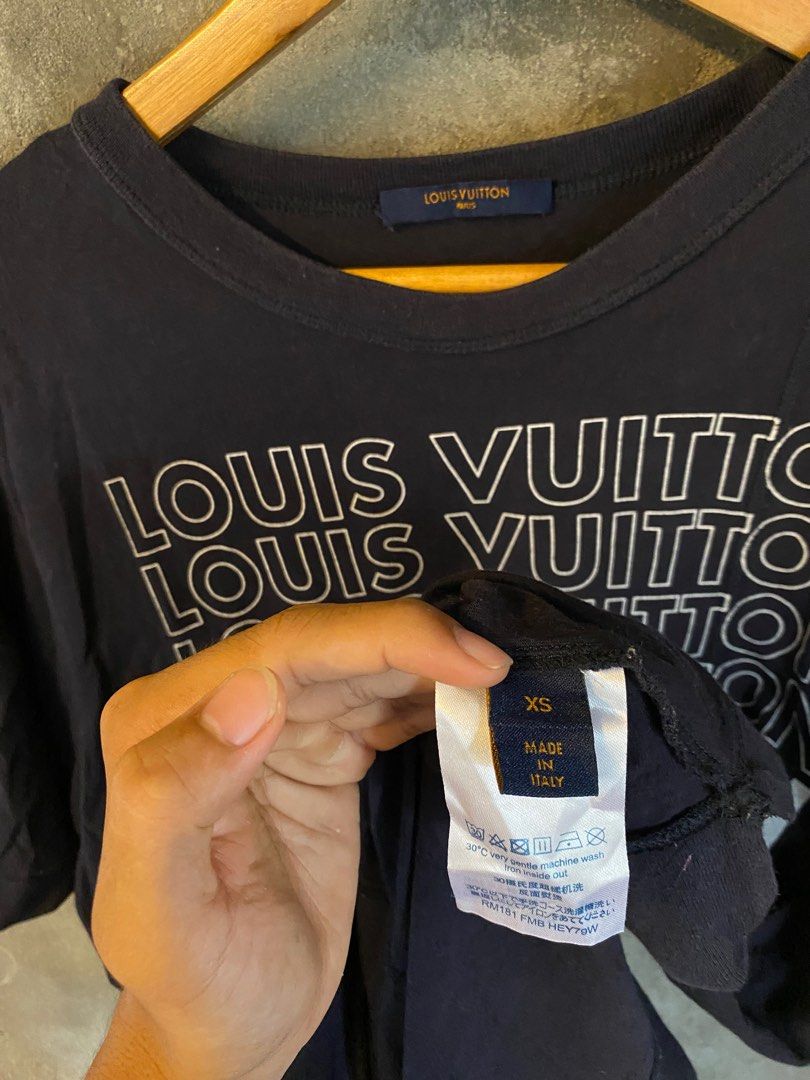 Louis Vuitton Light Blue Damier Button Up Shirt – Savonches