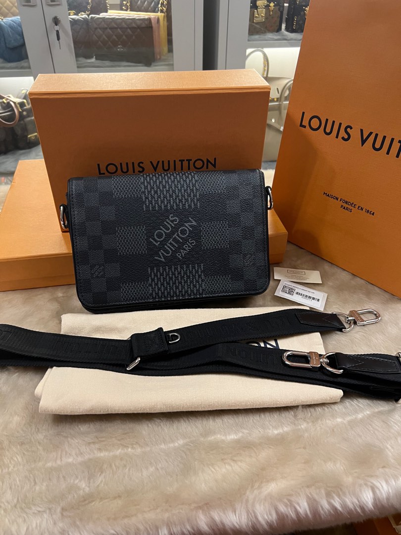 Lv studio messenger bag on Carousell