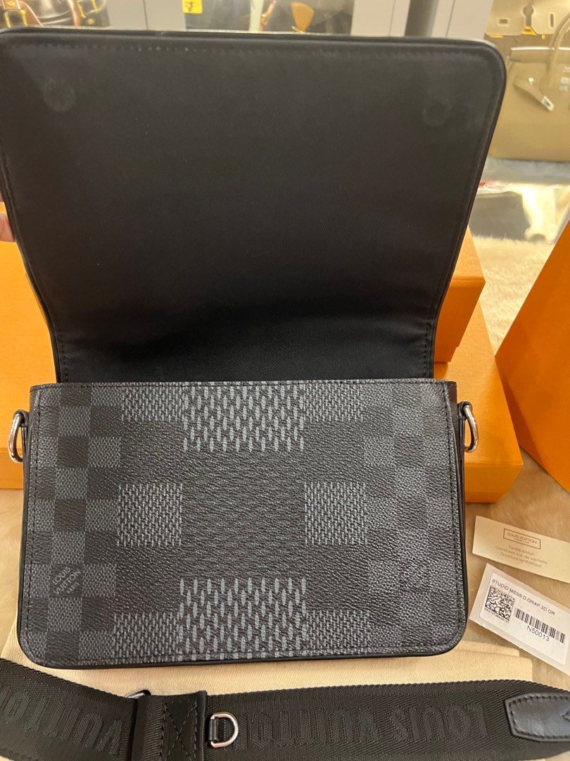 Lv studio messenger bag on Carousell