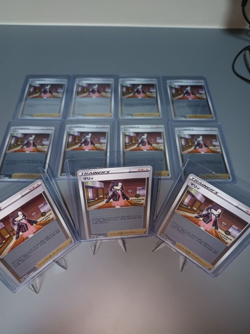 Marnie Gold Stamp Pokemon Card Gym / Japanese Promo Card/ pokemon waifu