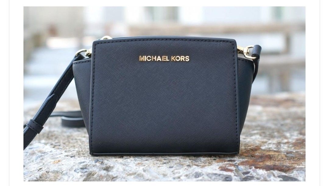MICHAEL Michael Kors Selma Mini Saffiano Messenger Bag, Lilac