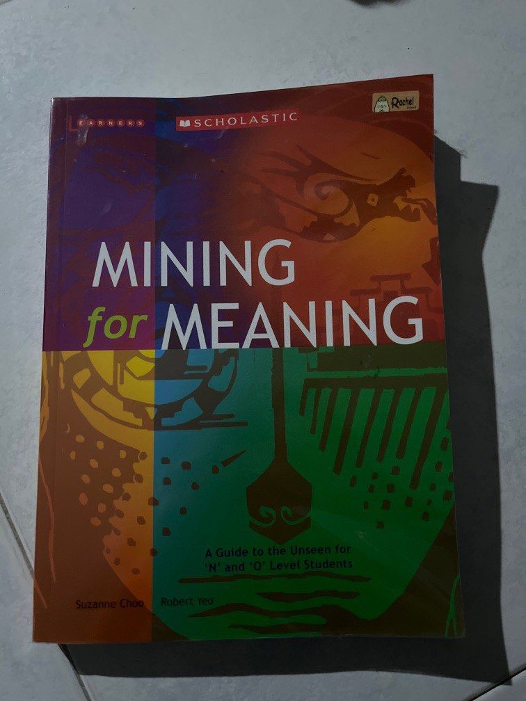 Mining for Meaning - literature unseen poetry book, Hobbies & Toys ...