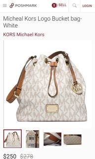 MK Bucket bag Vanilla