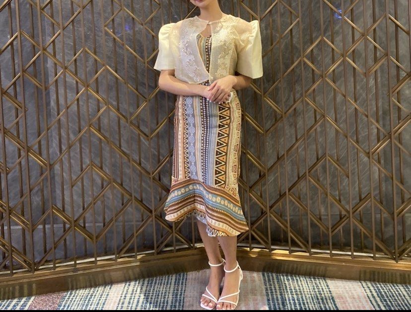 Ethnic filipiniana sales attire