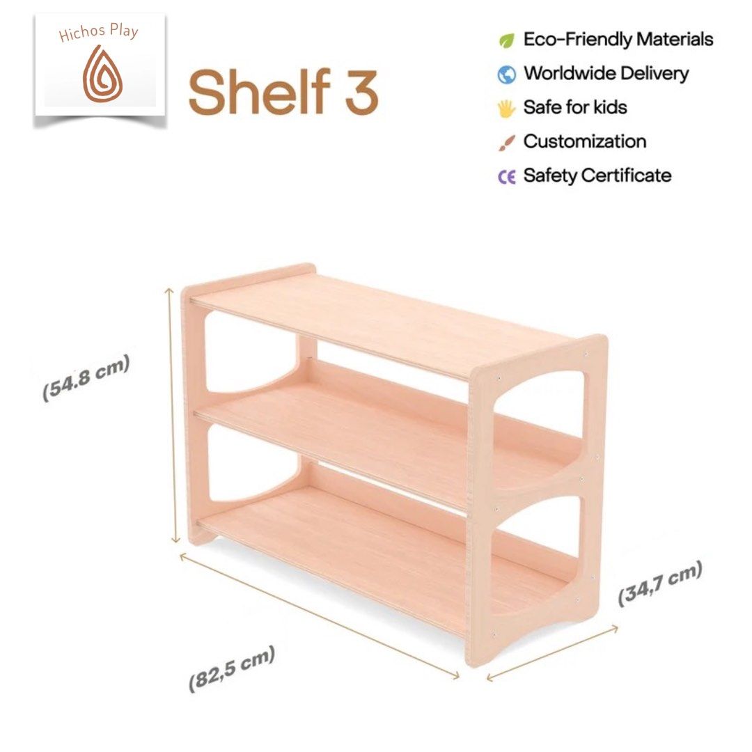 Montessori Low Shelf, Furniture & Home Living, Furniture, Shelves