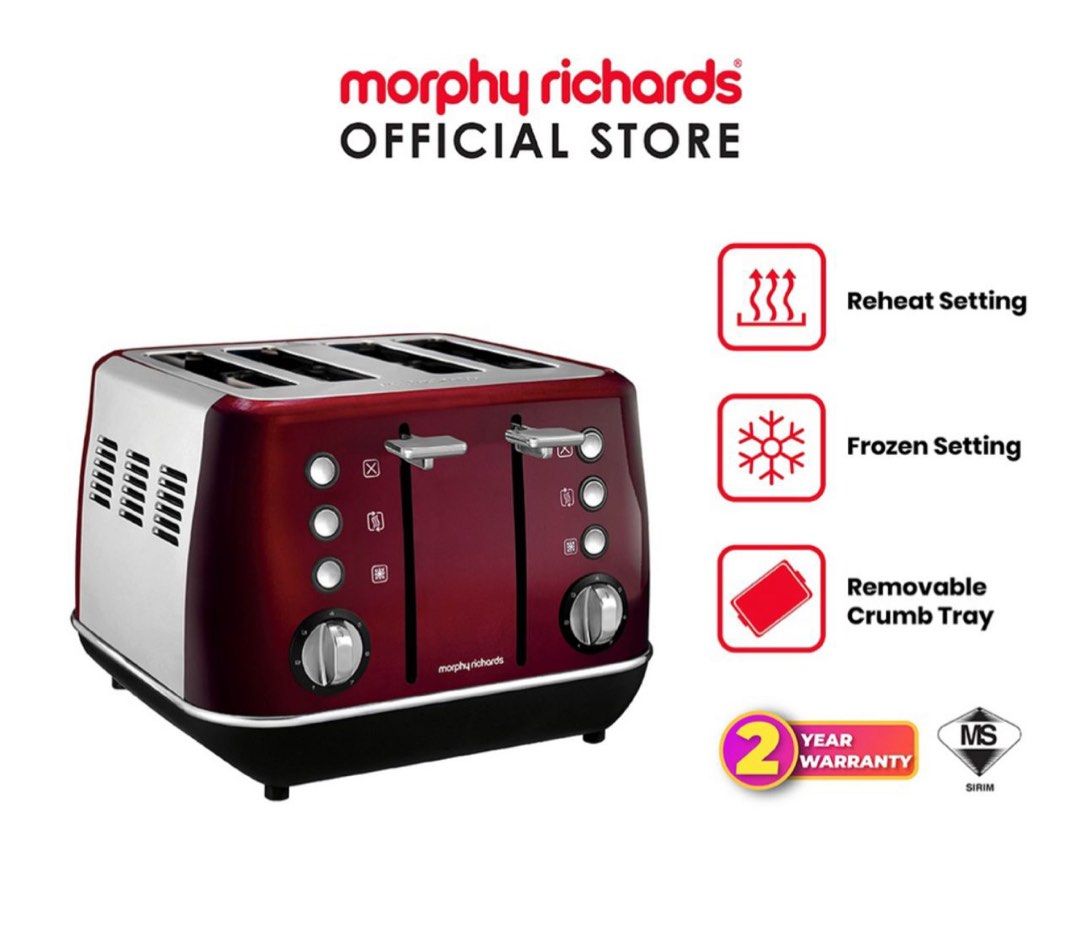 Morphy Richard Toaster, TV & Home Appliances, Kitchen Appliances, Ovens & Toasters on Carousell