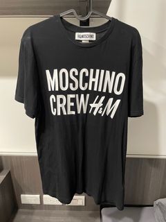 Moschino x H&M Crew黑色短袖 S