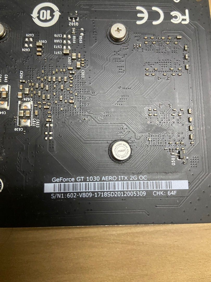 Msi aero 2025 gt 1030 2gb
