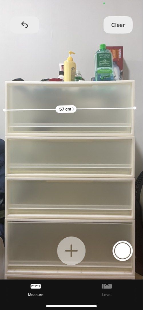 MUJI Clear Storage Box on Carousell