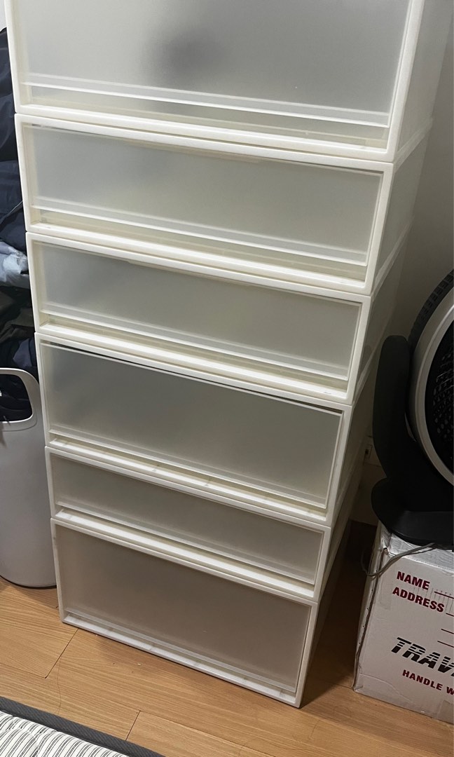 MUJI Clear Storage Box on Carousell