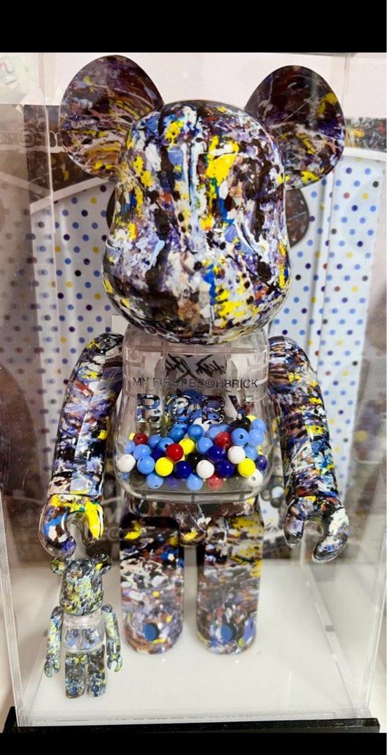 My First Be@rbrick B@by Jackson Pollock 100% & 400%, Hobbies 