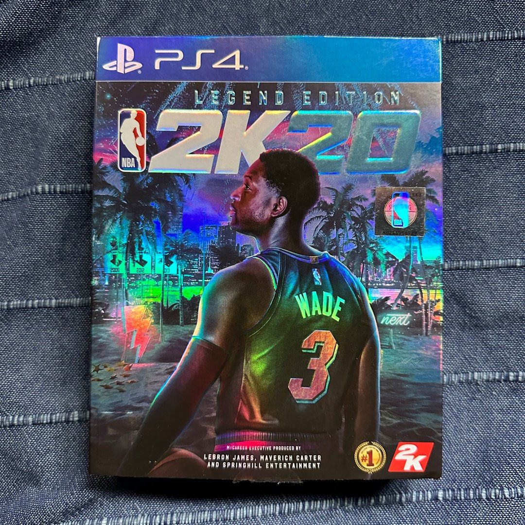NBA 2k20 legend edition PS4 Dwayne wade