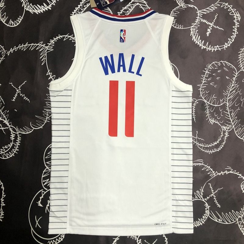 75th Anniversary WALL#11 Los Angeles Clippers NBA Jersey Blue